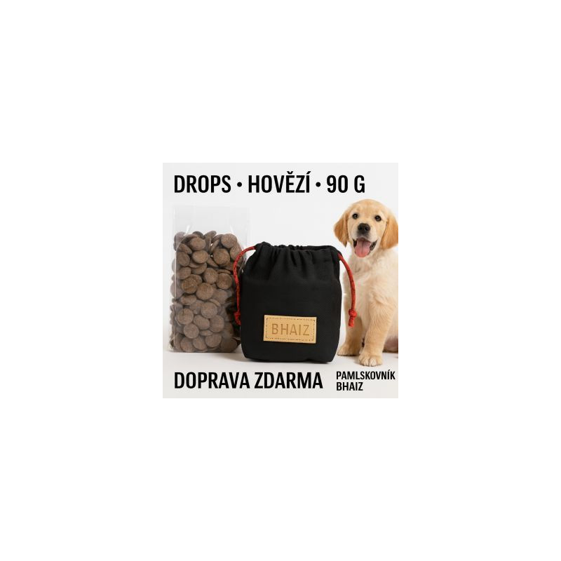 Drops hovězí 90 g – chutné pamlsky pro psy | BHAIZ