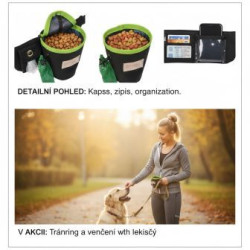 Pamlskovník s opaskem Velký 4 kapsy, sáčky, mobil a doklady | BHAIZ