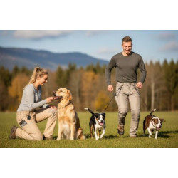 kalhoty trenéra broušené kůže