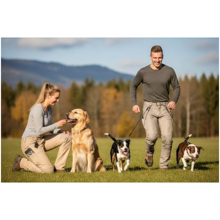 kalhoty trenéra broušené kůže